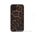 Costume do telefone exótico do telefone do leopardo do logotipo do logotipo